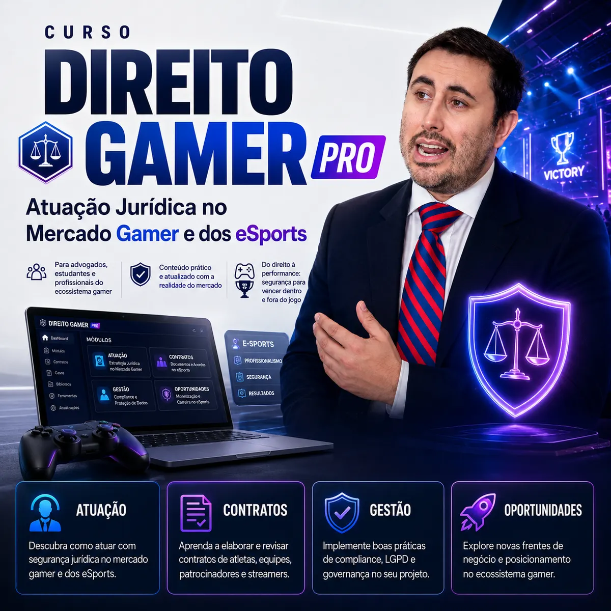 Direito Gamer PRO [Curso de Direito Gamer e dos eSports Intermediário]