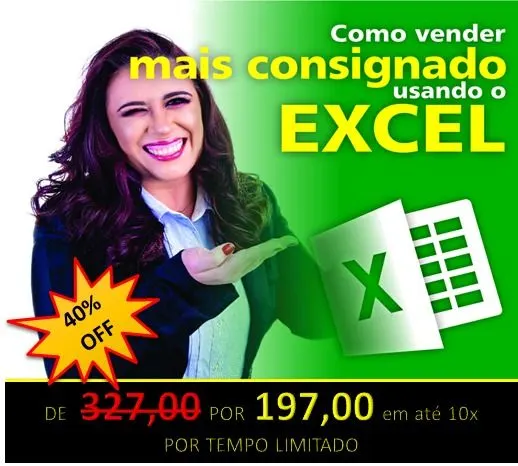 Venda mais Empréstimo Consignado com Excel