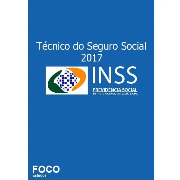 Apostila Digital: Técnico do Seguro Social – INSS