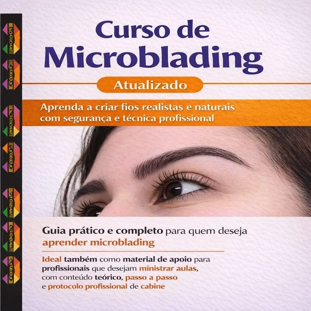 Microblading-Apostila Teórica Atualizada de 121 páginas com Exercícios / Guia de Apoio para Aulas