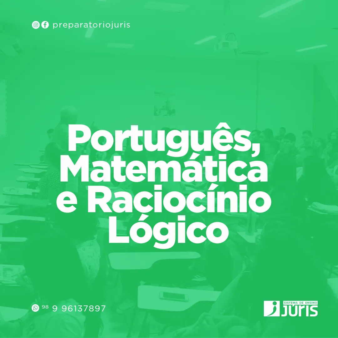 COMBO | Português + Matemática + Raciocínio Lógico