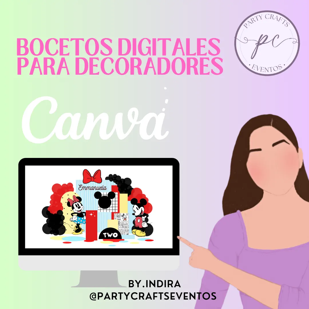 Bocetos para Decoradores en Canva