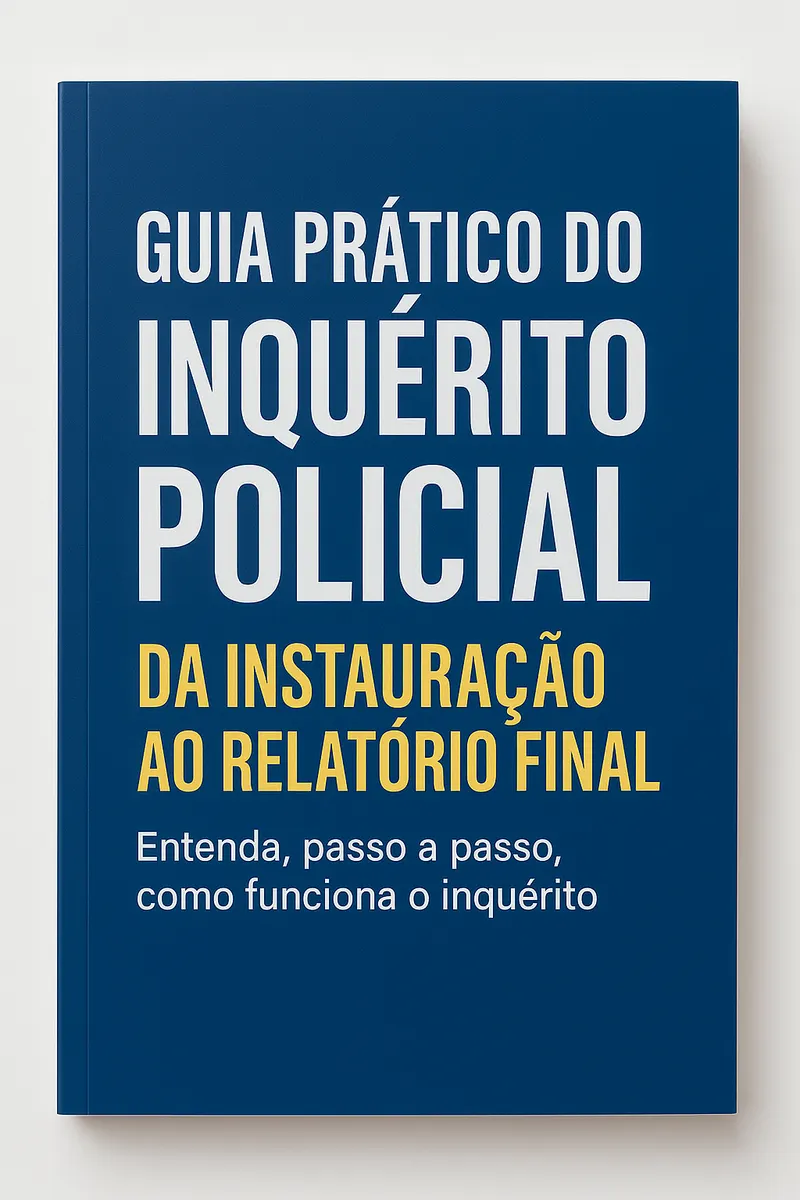 Guia Prático do Inquérito Policial: Da Instauração ao Relatório Final - ➡️ Entenda, passo a passo, como funciona o inquérito — da instauração ao relatório final.  ➡️ Para estudantes, concurseiros e in