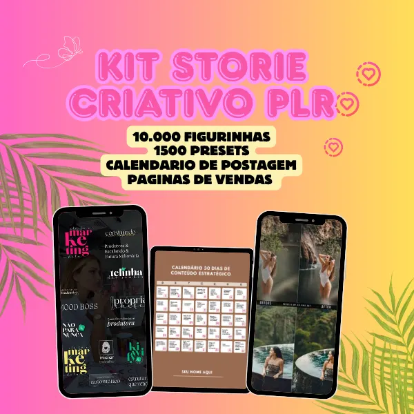 Kit Stories Criativo PLR