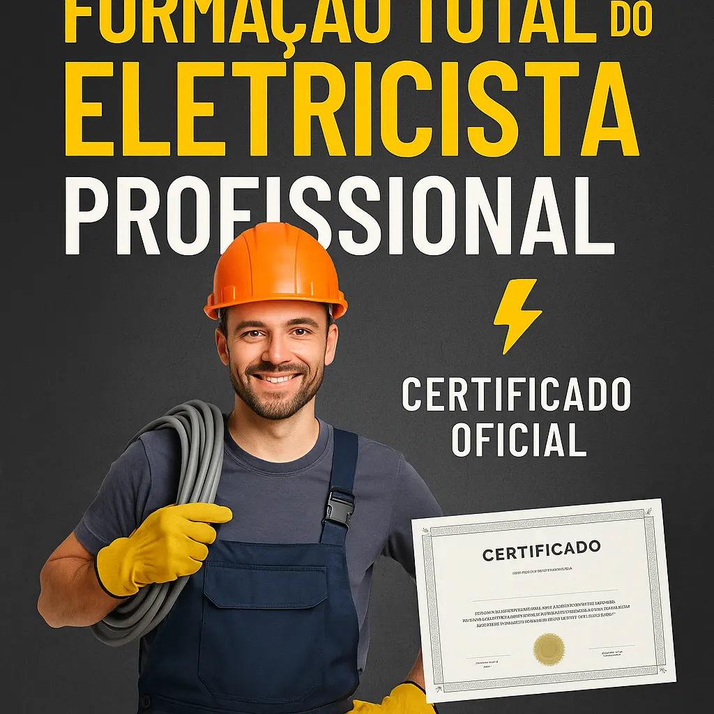 Formação Total do Eletricista Profissional – Certificado Oficial