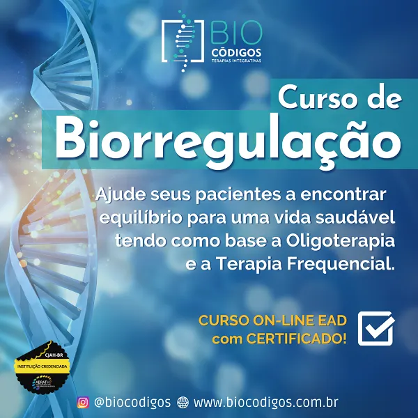 Curso de Biorregulação (baseado na Oligoterapia) - BIOCÓDIGOS