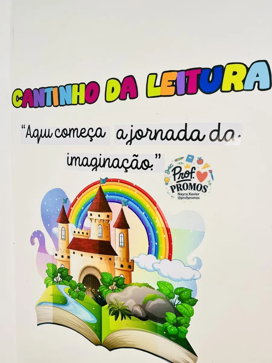Cantinho da Leitura: Aqui Começa a Jornada da Imaginação ✨📚