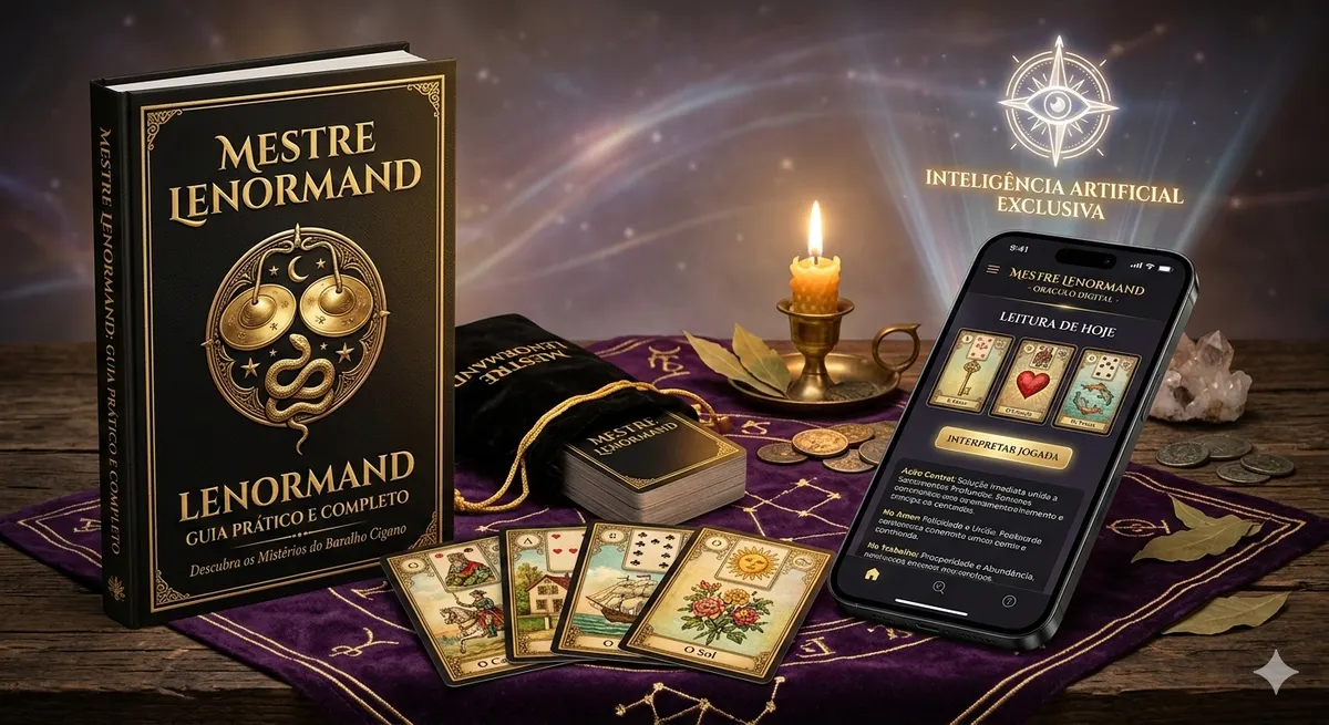 Mestre Lenormand - Guia Completo + Oráculo Digital Exclusivo