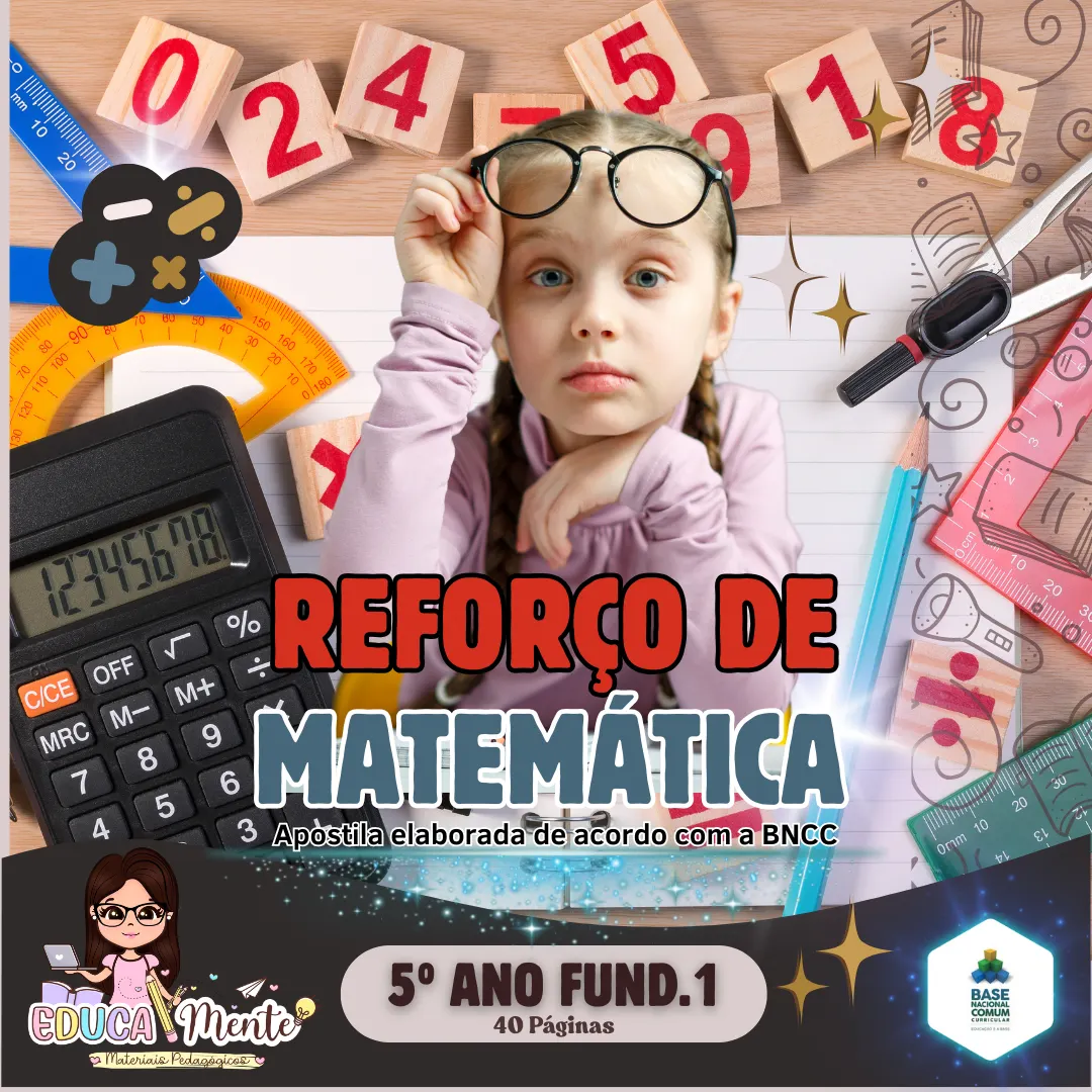 ⭐ APOSTILA REFORÇO DE MATEMÁTICA 5° ANO ⭐