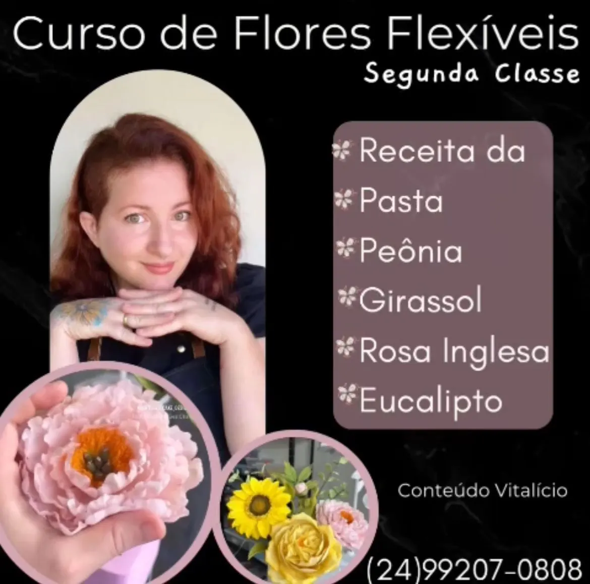 Curso de Flores Flexíveis- Segunda Turma