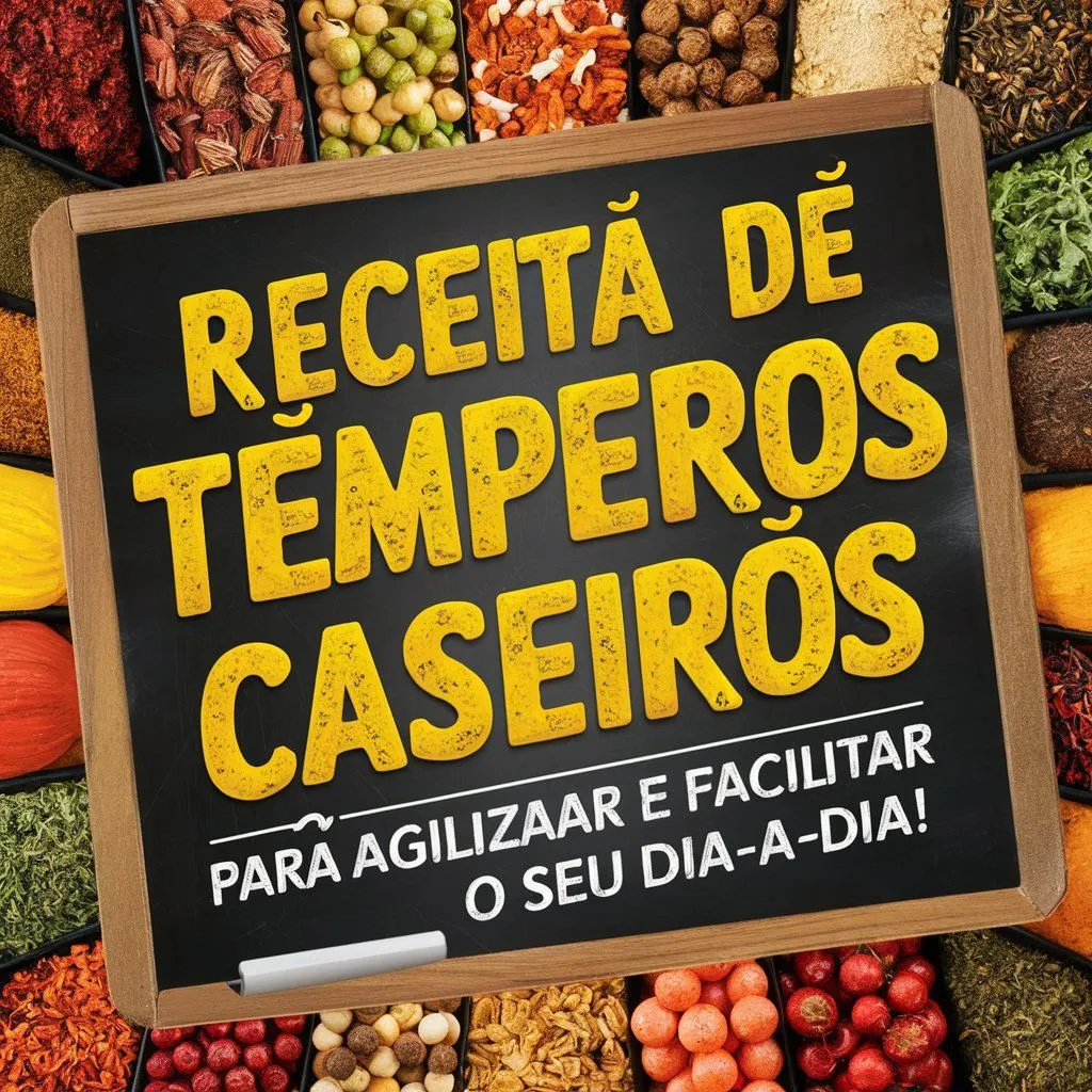 Receita de Temperos Caseiros - Para agilizar e facilitando o seu dia-a-dia!