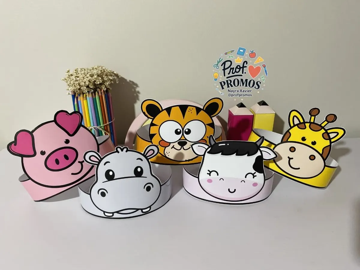 Coroa Animais🐰🦊🐻
