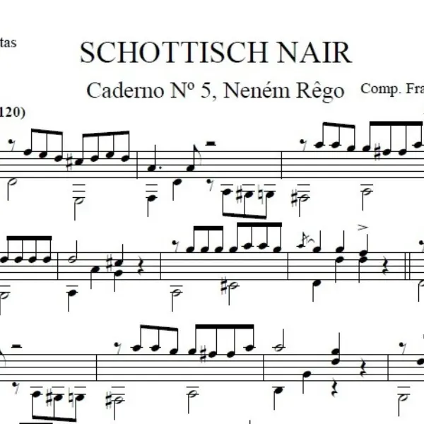 Partitura de SCHOTTISCH NAIR (Francisco de Paula Bastos)