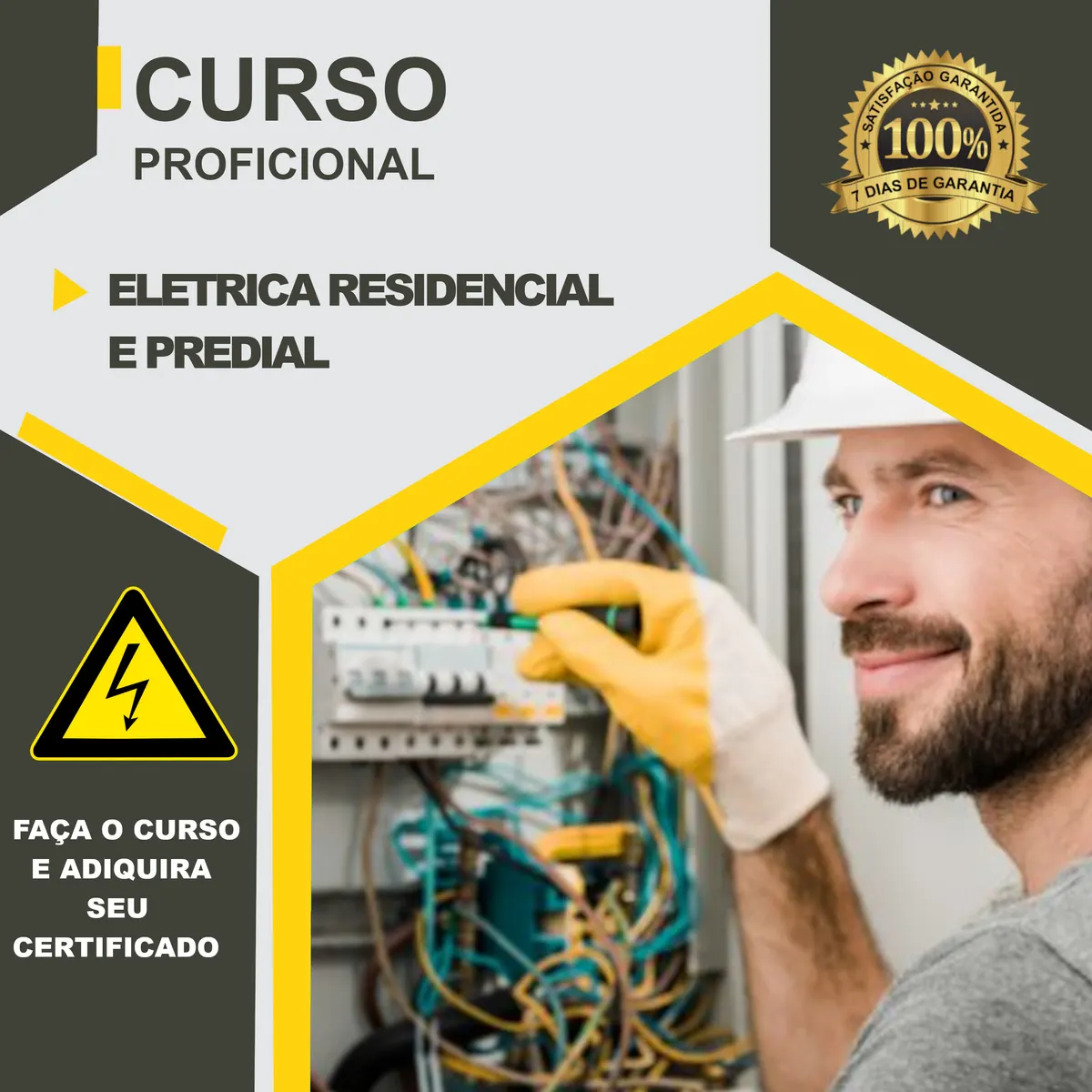 Curso de Elétrica Residencial e Predial com Certificado Reconhecido + NR10