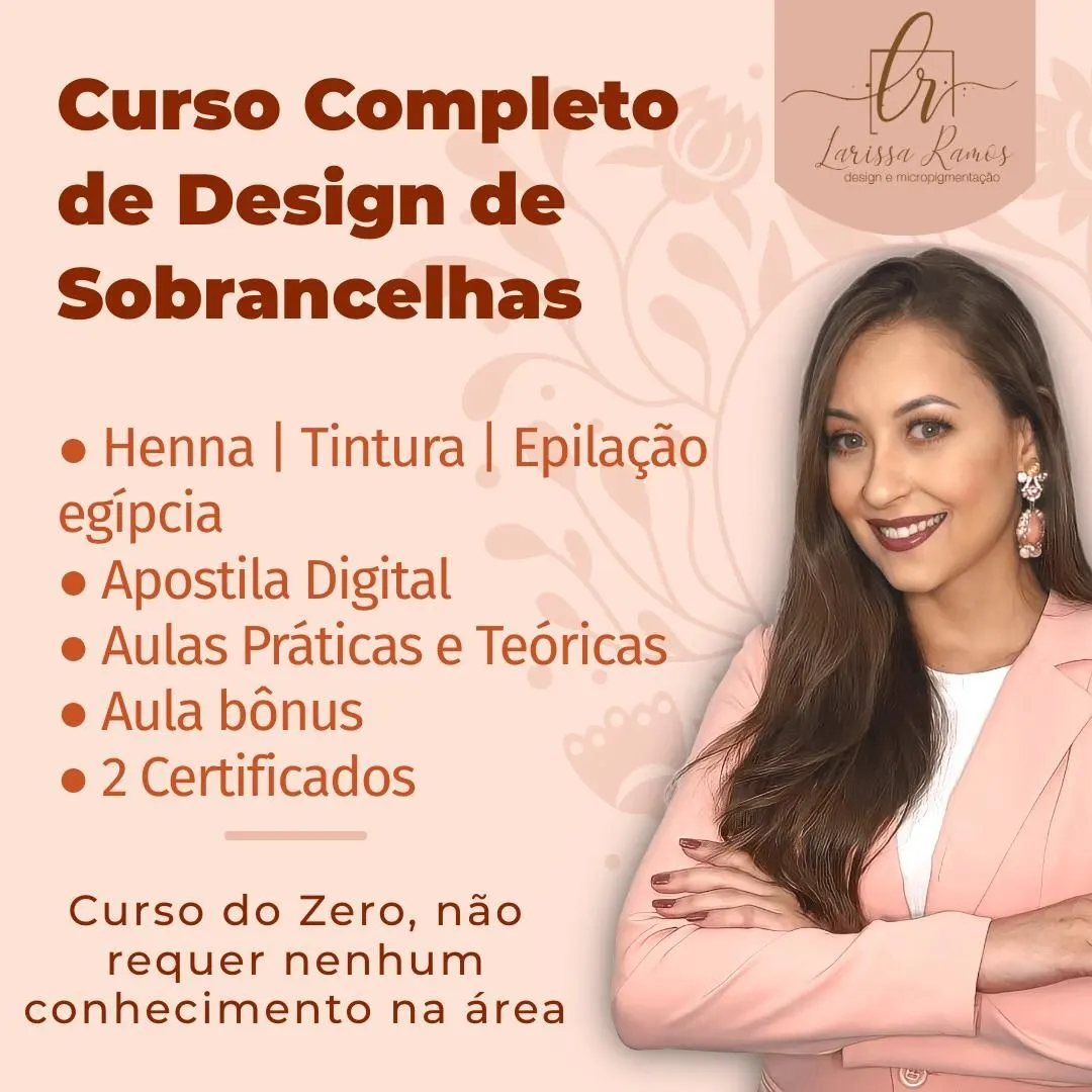 Curso Design de Sobrancelhas e Epilação Egípcia