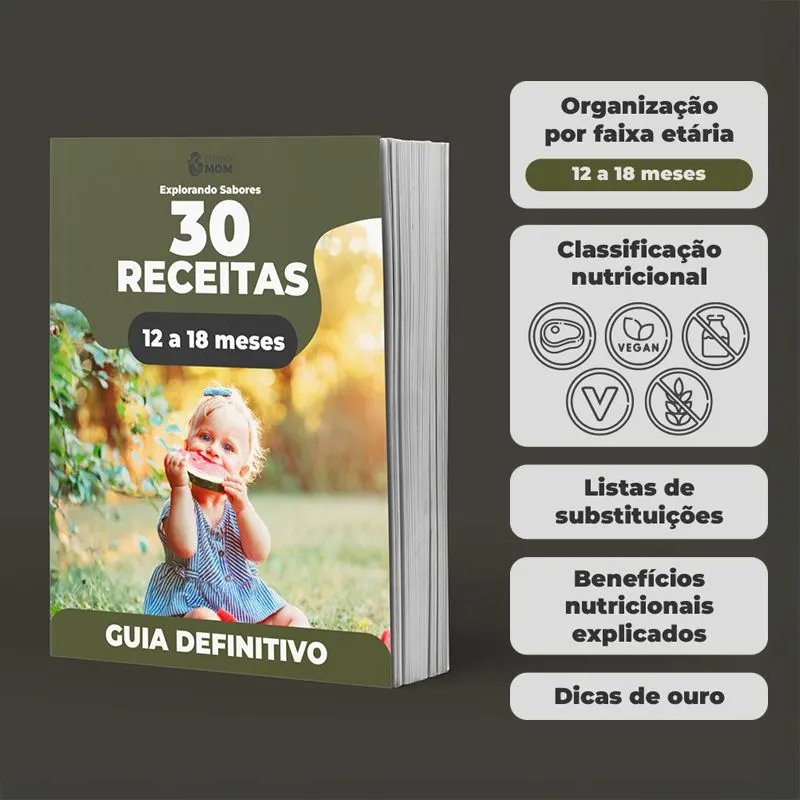 Receitas de Amor: 30 Pratos Saudáveis para o Crescimento do Seu Bebê
