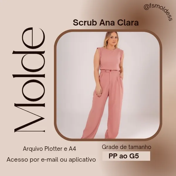 Molde Scrub Ana Clara