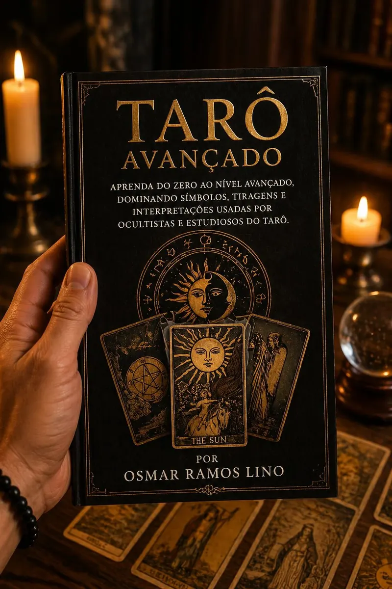 Tarô Avançado Aprenda do zero ao nível avançado, dominando símbolos, tiragens e interpretações usadas por ocultistas e estudiosos do Tarô. Aprenda do zero ao nível avançado, dominando símbolos, tirag