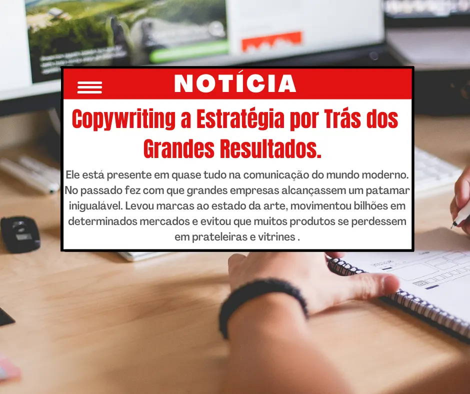Copywriting - A Estrategia Por Trás Dos Grandes Resultados.