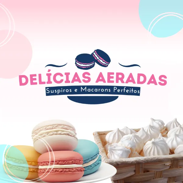 Curso Delícias Aeradas - Suspiros e Macarons Perfeitos