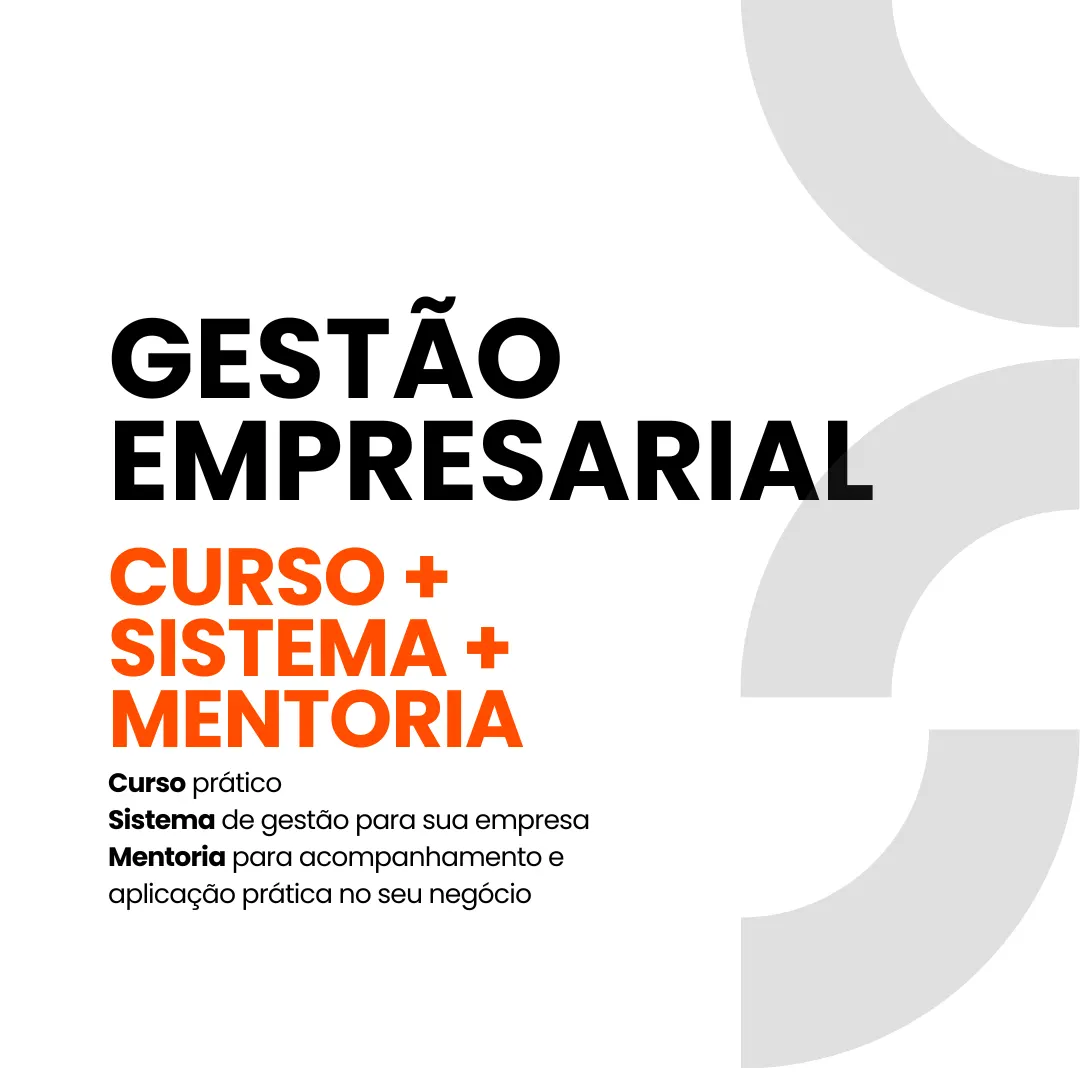 Curso Gestão Empresarial com Tecnologia de Gestão e Mentoria