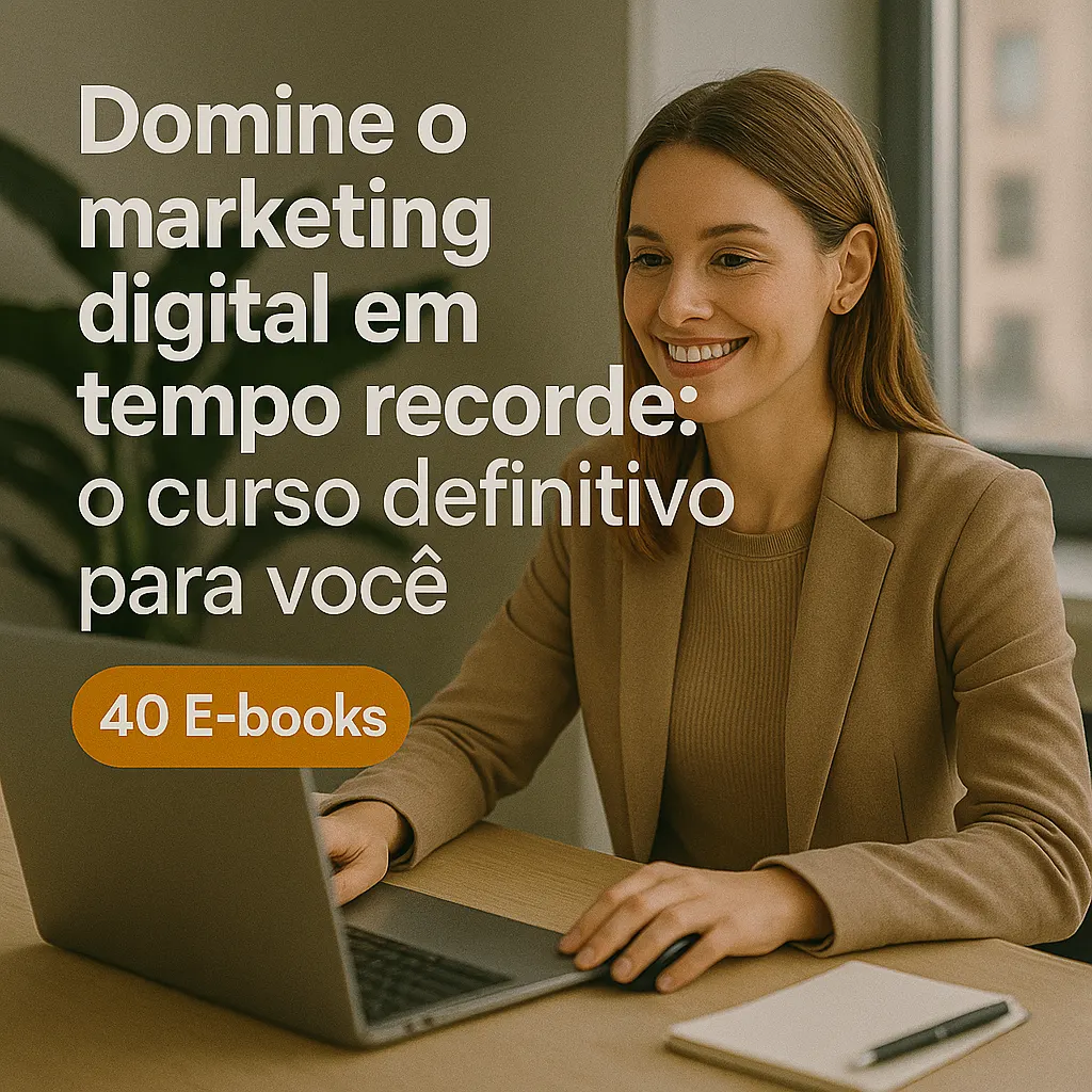 Aprenda a vender online – Curso de Marketing Digital com 40 eBooks
