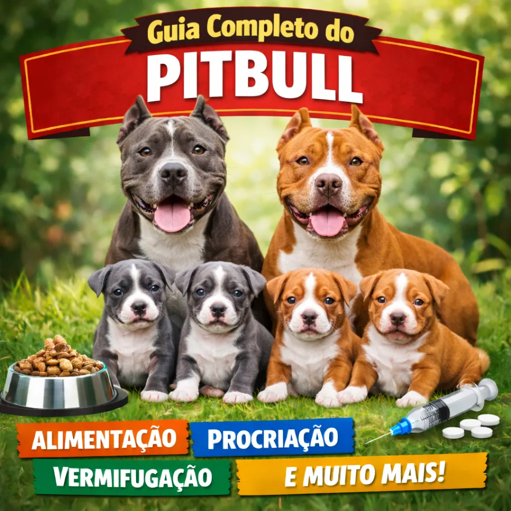 Guia Completo do Pitbull- Tudo Sobre a Raça