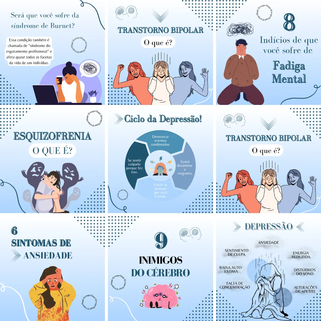 PACK CANVA TRANSTORNOS MENTAIS
