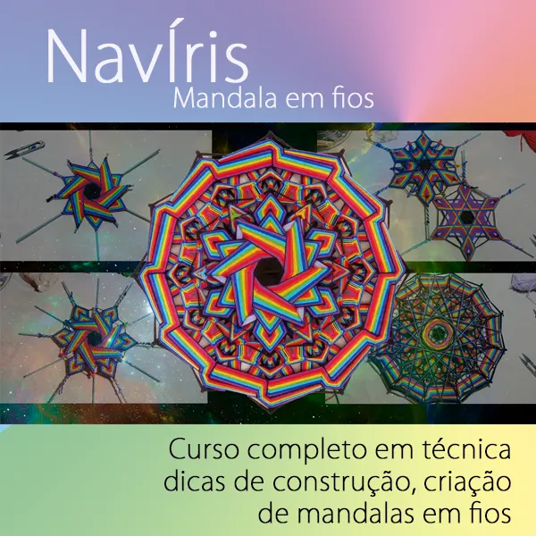 Curso Navíris Mandala em fios