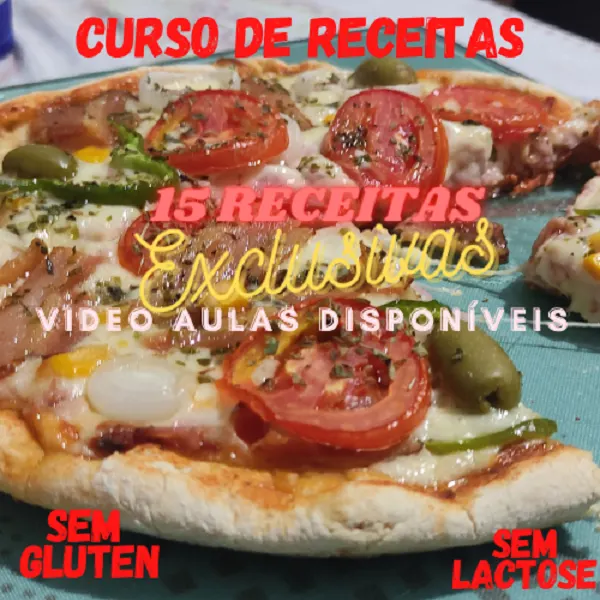 Video aulas de Receitas sem Gluten e sem Lactose