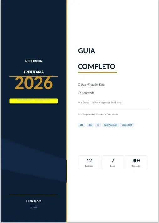 REFORMA TRIBUTARIA - GUIA COMPLETO " O QUE NINGUÉM ESTÁ TE CONTANTO