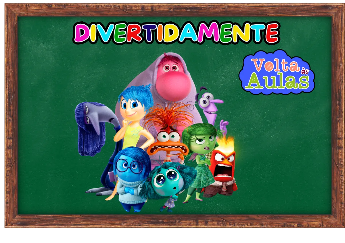Volta às aulas com Divertidamente! 🎨📚