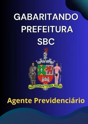 Gabaritando Prefeitura de São Bernardo do Campo - Agente Previdenciário