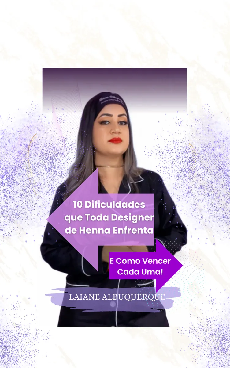 Design de sobrancelha com henna