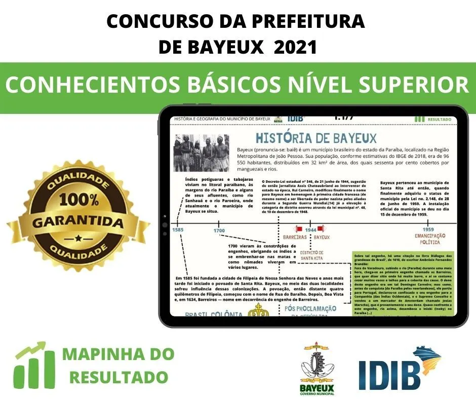 Conhecimentos Básicos - Nível Superior / Concurso de Bayeux