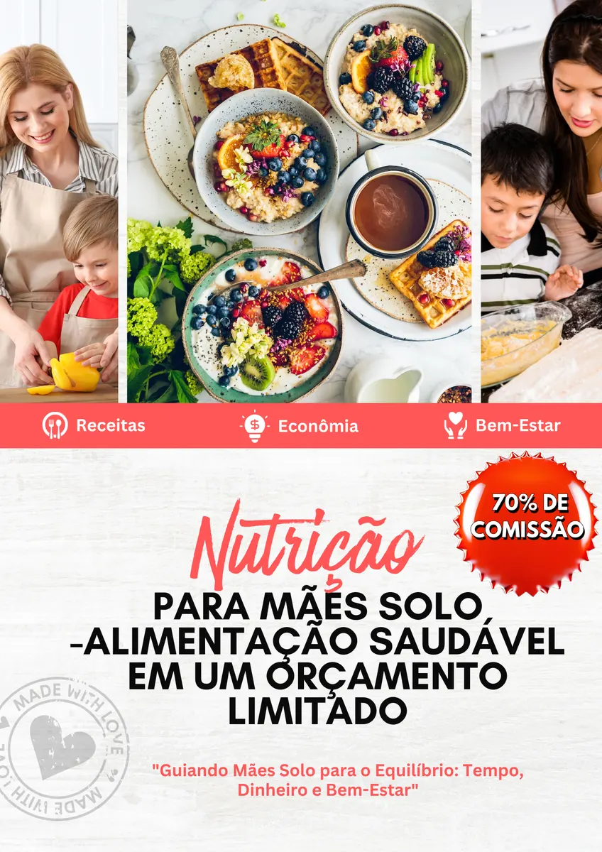 NUTRIÇÃO PARA MÃES SOLO-ALIMENTAÇÃO SAUDÁVEL EM UM ORÇAMENTO LIMITADO