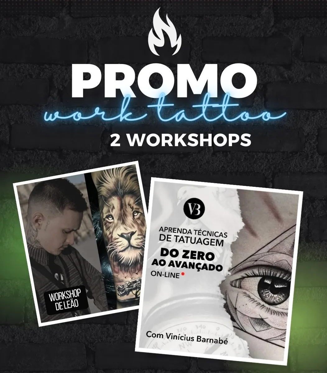 Combo workshop de Tattoo (2 cursos completos)