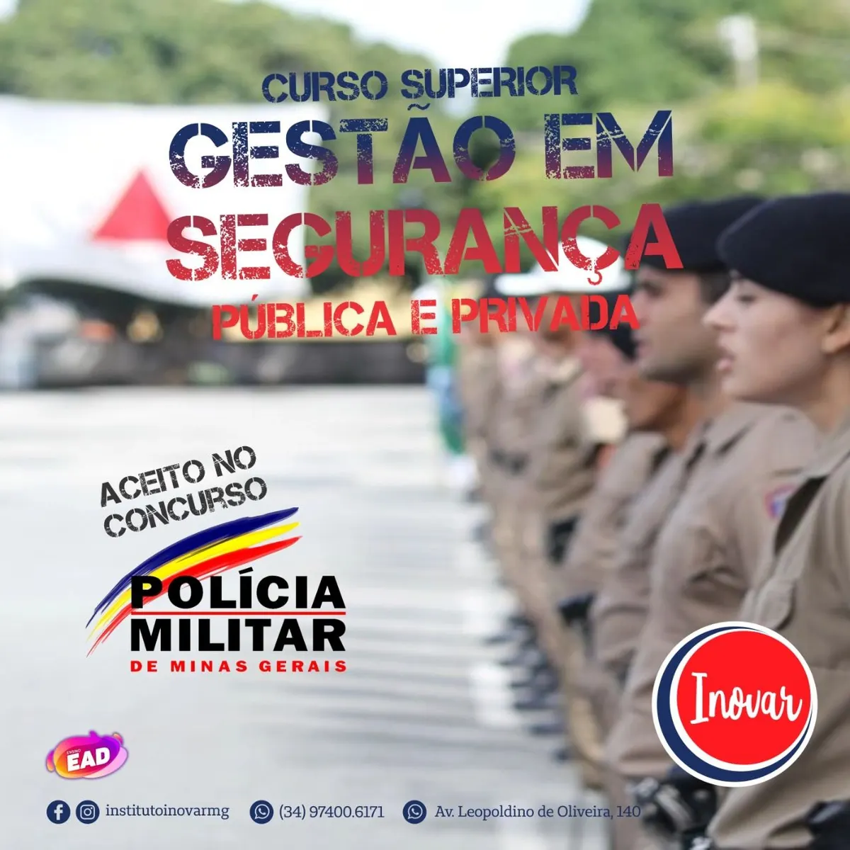 CHEGOU A HORA DE VOCÊ REALIZAR SEUS SONHOS, E SE TORNAR POLICIAL MILITAR NO ESTADO DE MINAS GERAIS