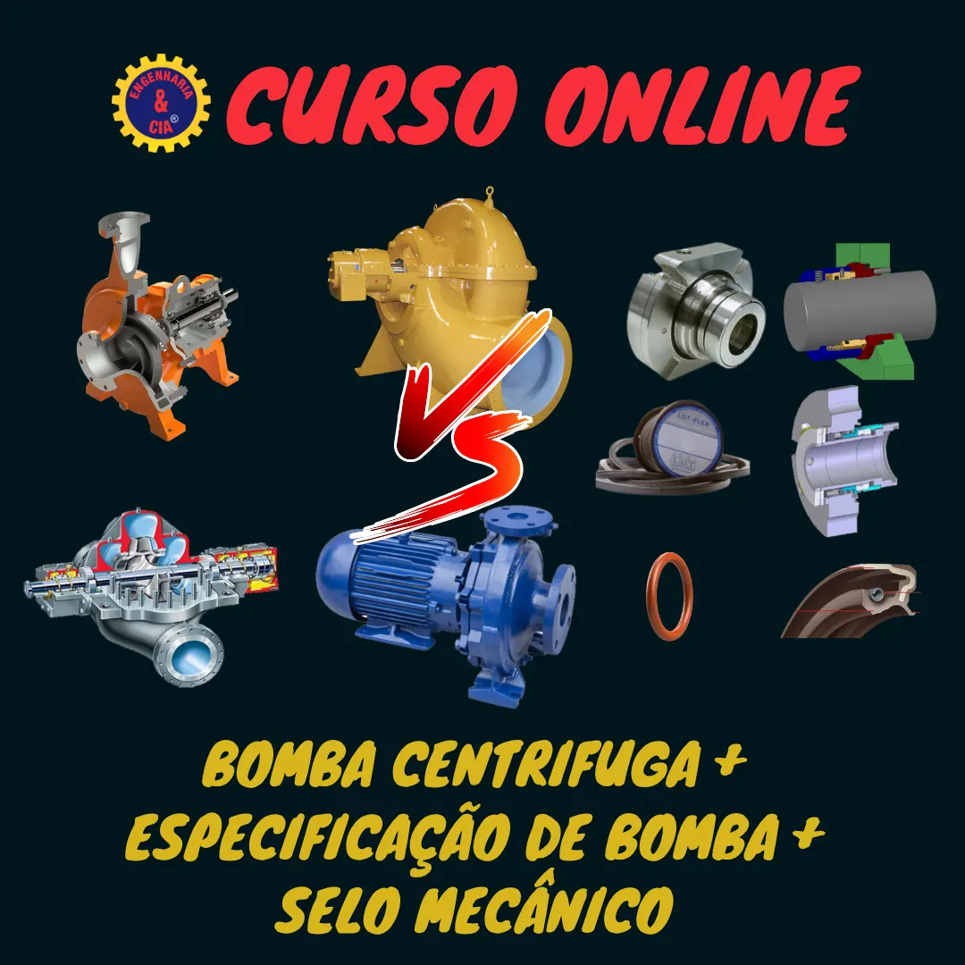 COMBO BOMBA CENTRÍFUGA + ESPECIFICAÇÃO DE BOMBAS + SELO MECÂNICO