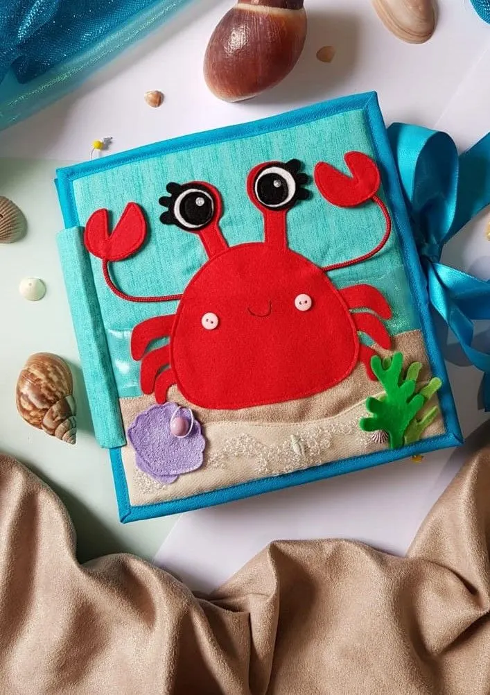 Curso Online Quiet Book Fundo do Mar