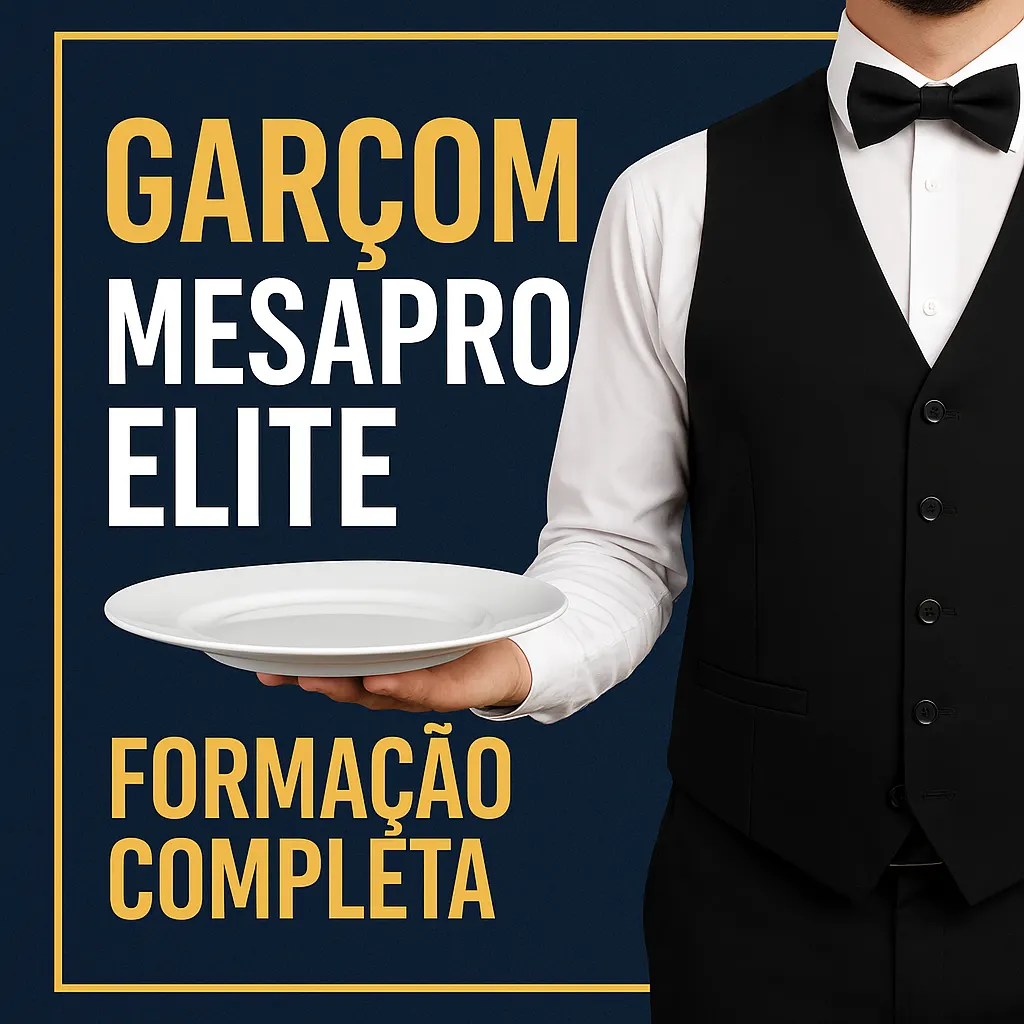 Garçom MesaPro Elite – Formação Completa