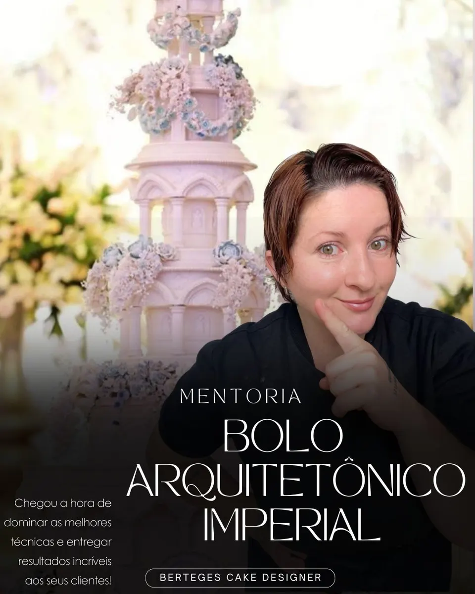 Mentoria Bolo Arquitetônico imperial