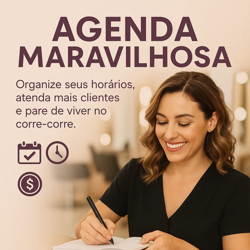 Agenda Maravilhosa - Curso para cabeleireiras