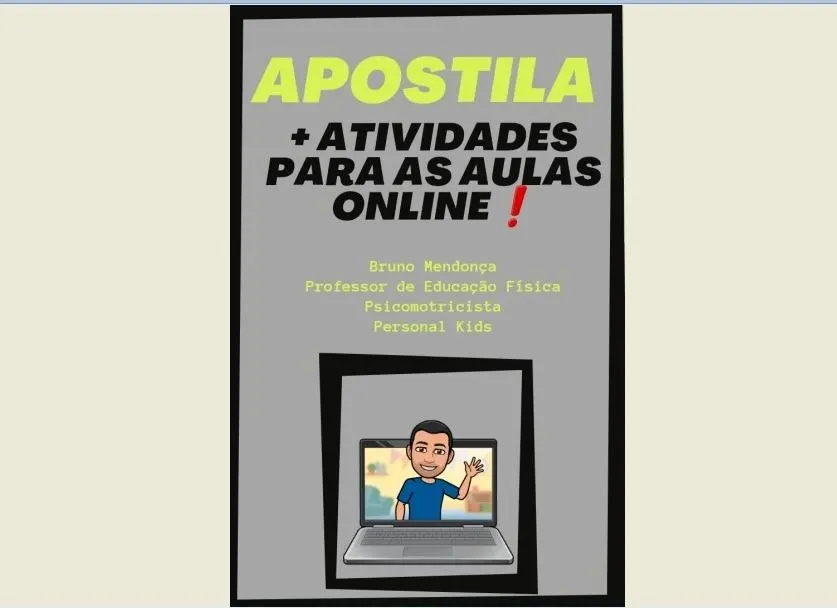 APOSTILA + Atividades para as aulas online!