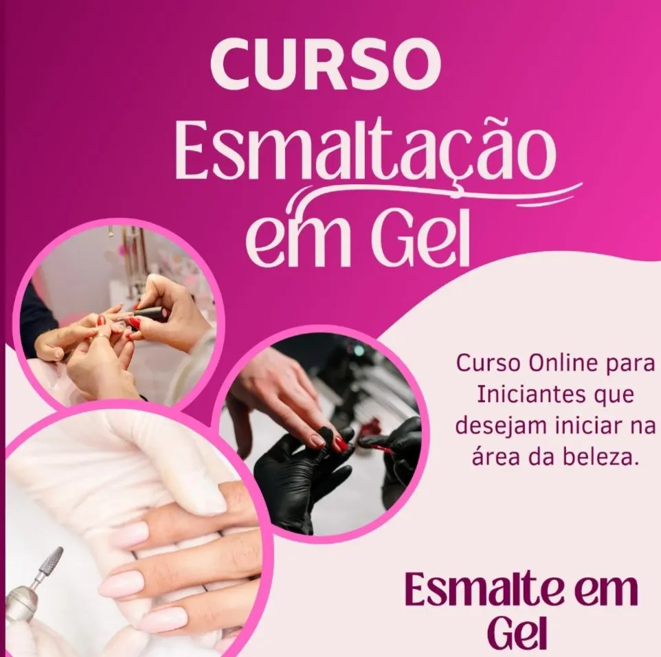 Curso Online de Esmaltação em Gel