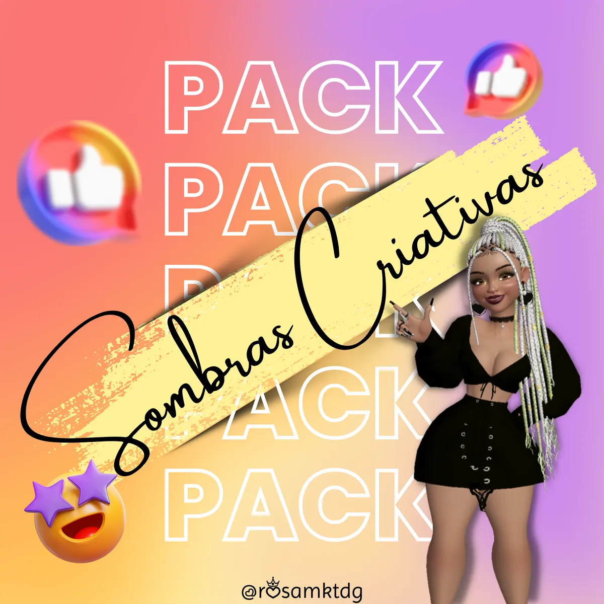 PACK SOMBRAS CRIATIVAS