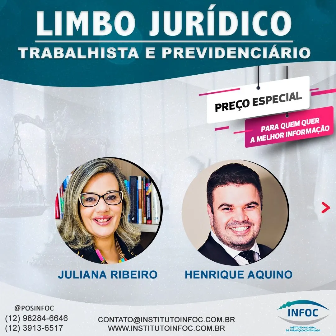 CURSO | LIMBO JURÍDICO PREVIDENCIÁRIO e TRABALHISTA