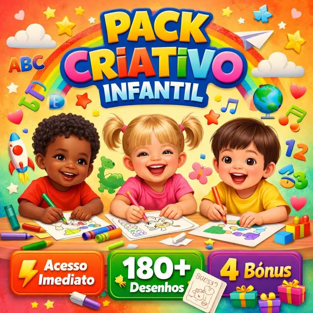 Colorindo com Alegria – Pack Criativo Infantil