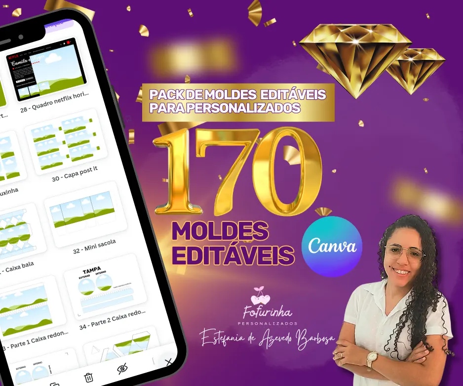PACK DE MOLDES EDITÁVEIS PARA PERSONALIZADOS CANVA