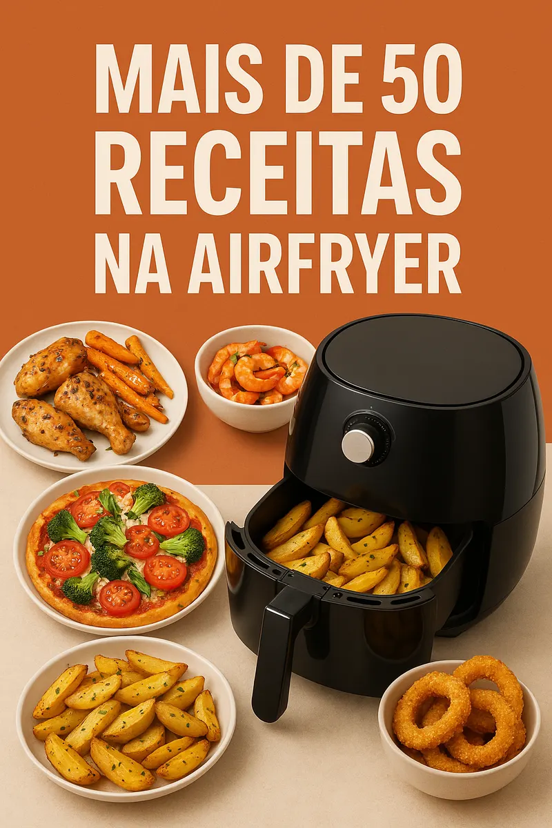 Airfryer na Cozinha – Mais de 50 Receitas Práticas e Deliciosas